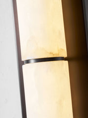 Arden Spanish Alabaster Column Sconce