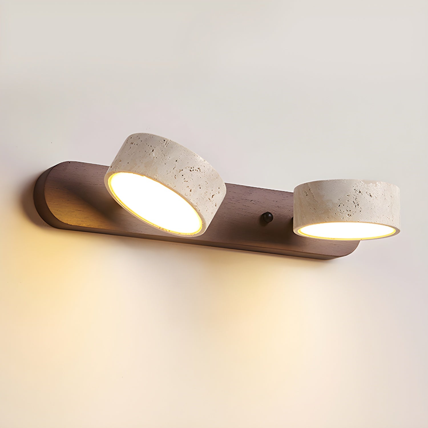 Arden Travertin Linear Wandleuchte