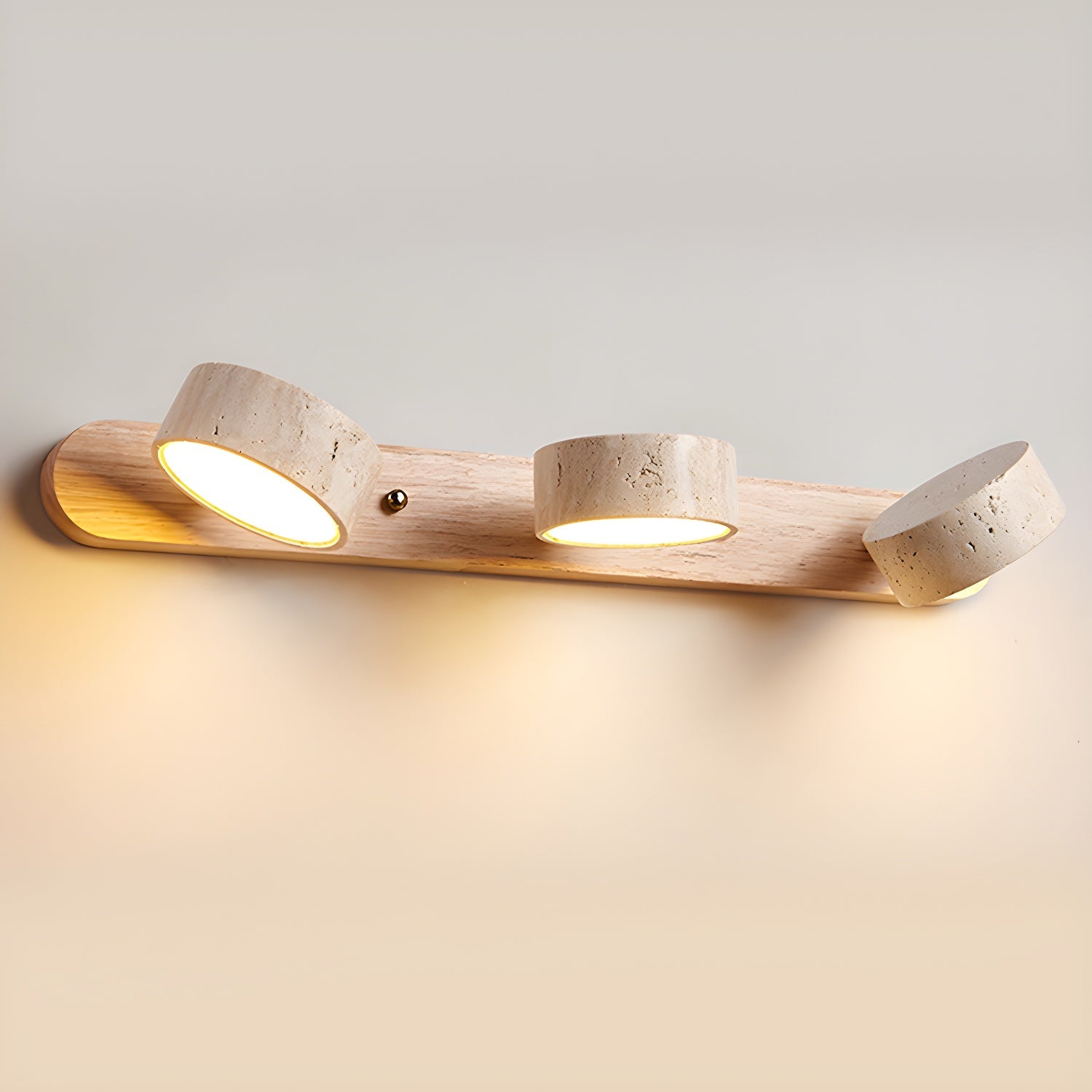 Arden Travertin Linear Wandleuchte