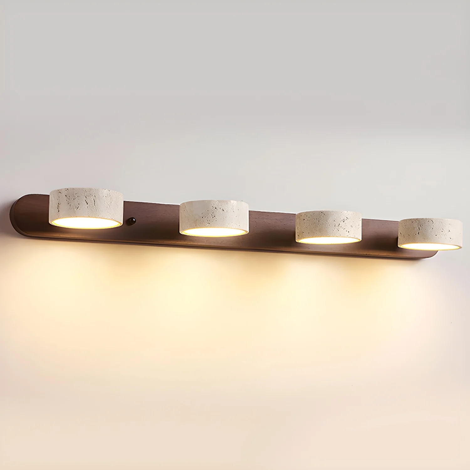 Arden Travertin Linear Wandleuchte