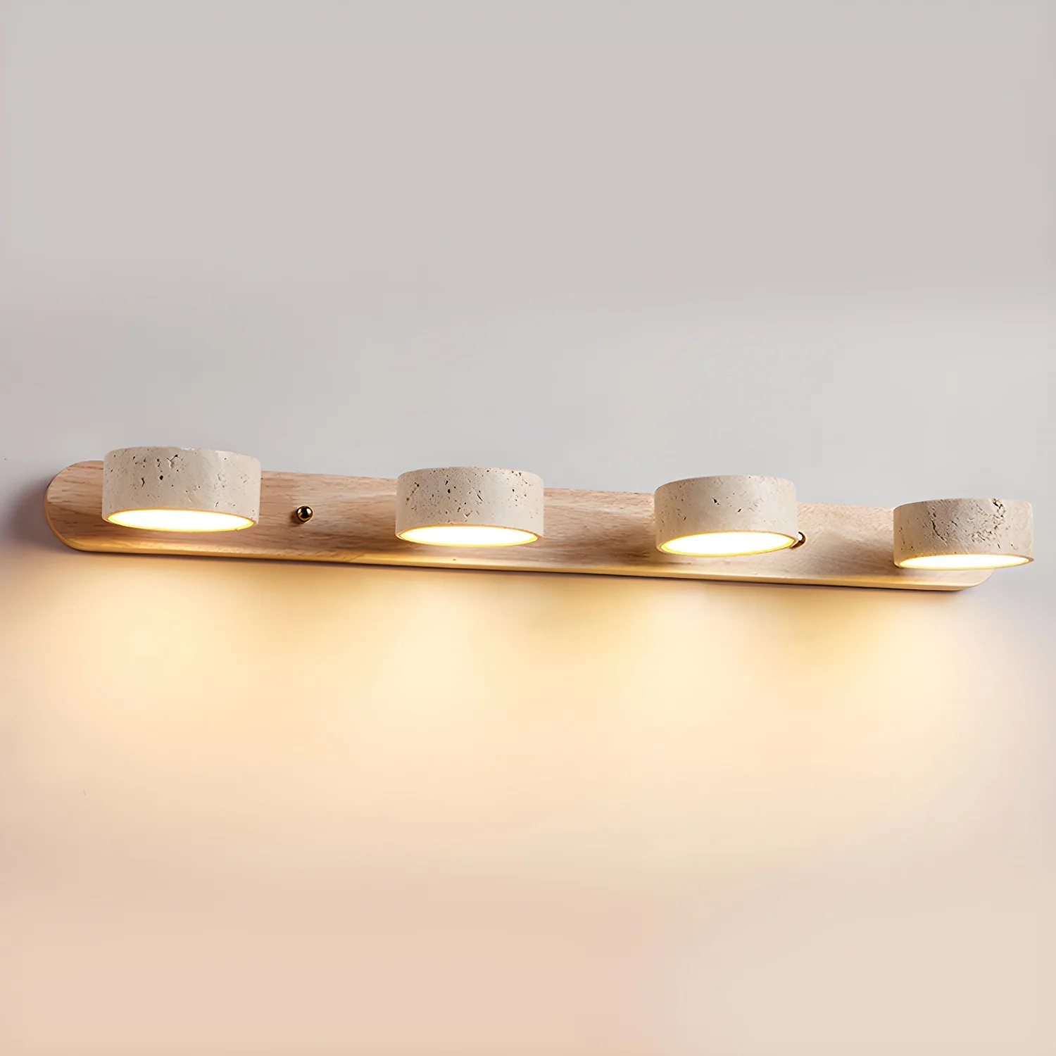 Arden Travertin Linear Wandleuchte