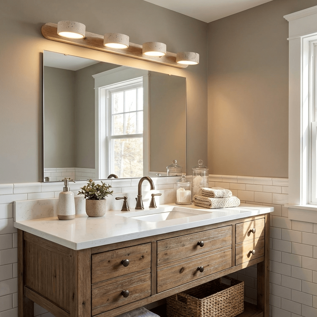 Arden Travertin Linear Wandleuchte