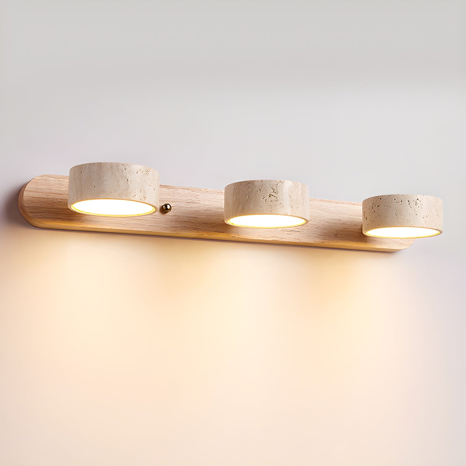 Arden Travertin Linear Wandleuchte