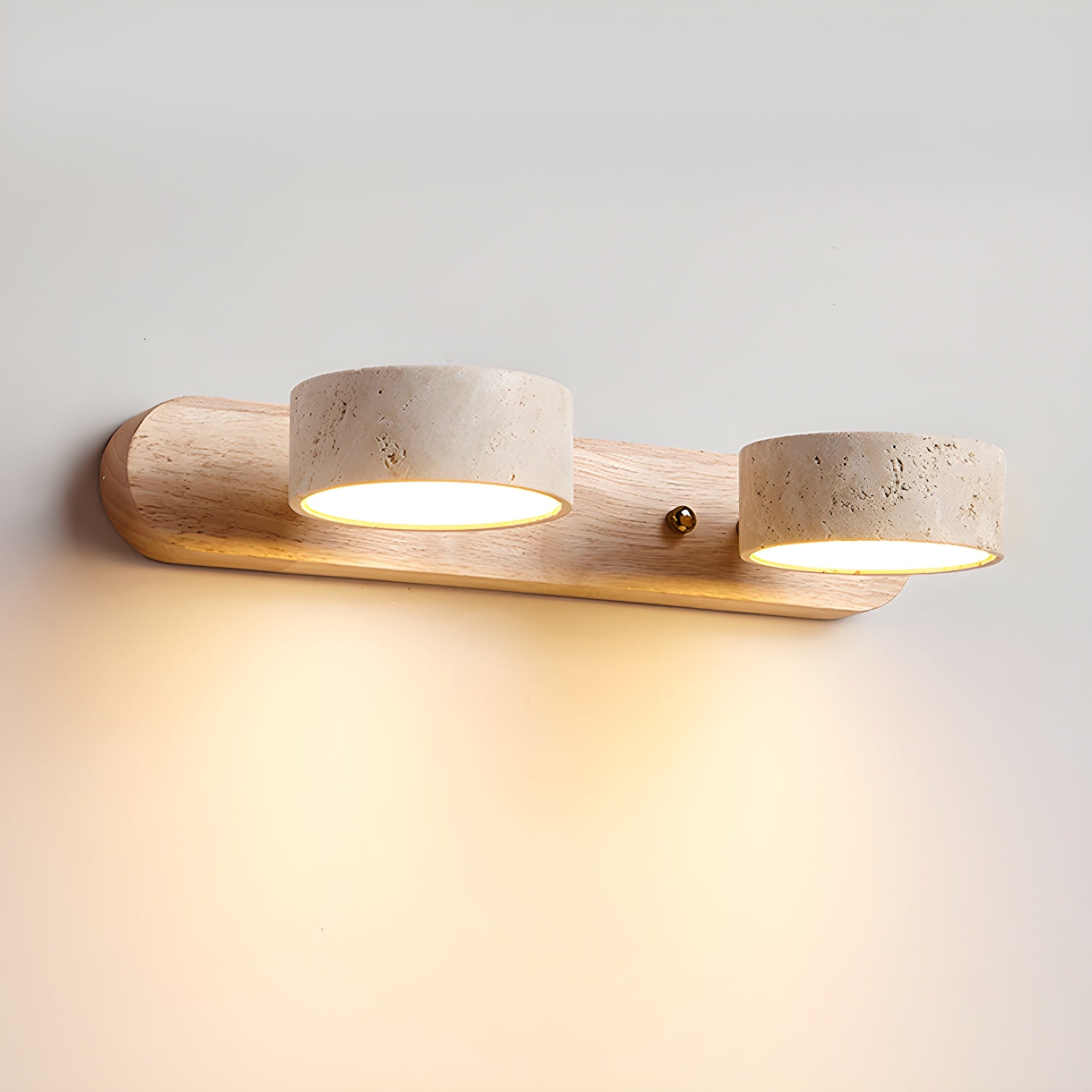 Arden Travertin Linear Wandleuchte