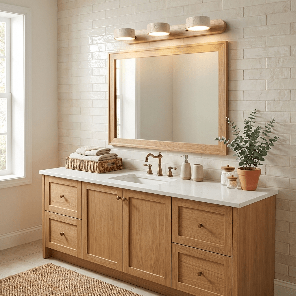 Arden Travertin Linear Wandleuchte