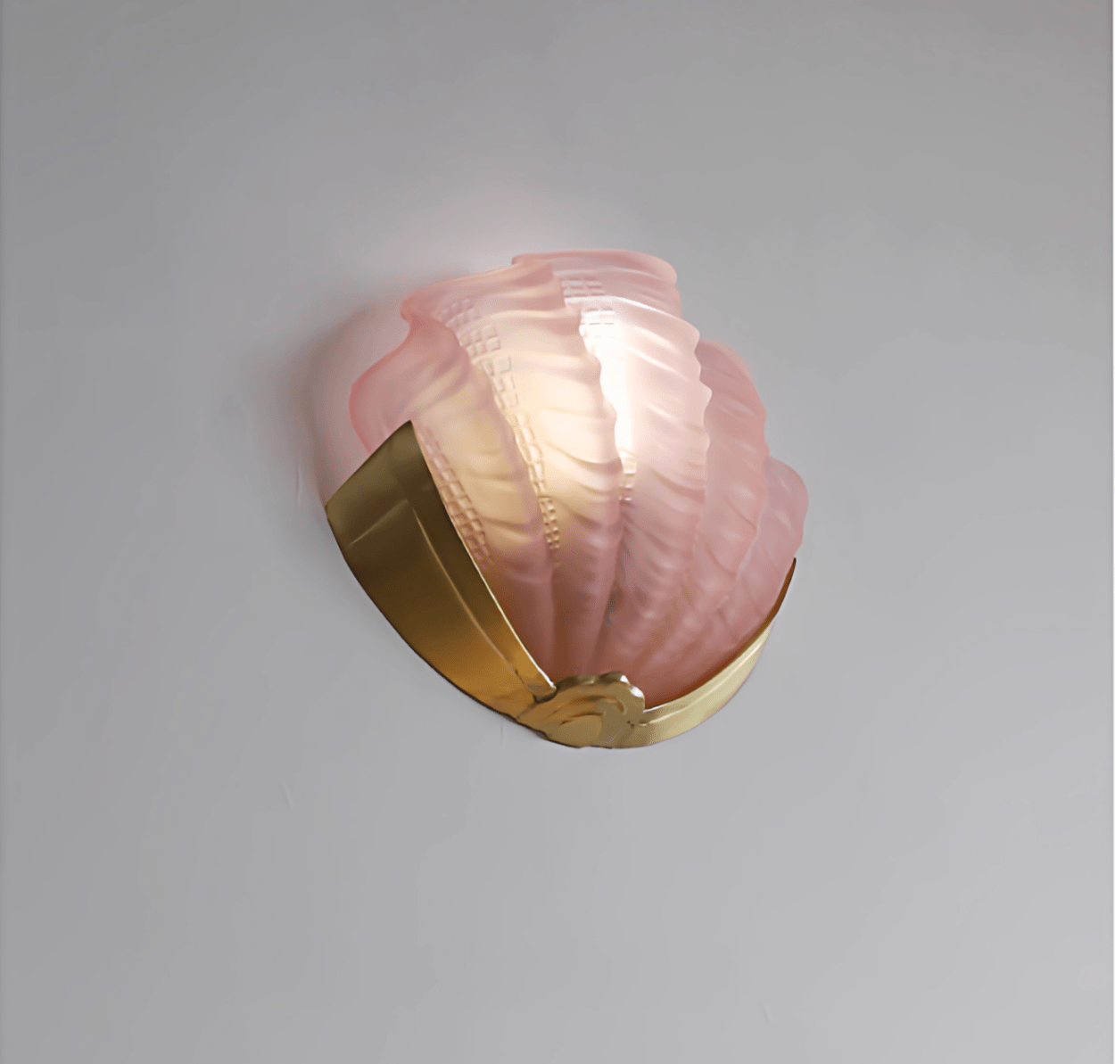 Art Deco Scallop Wall Sconce