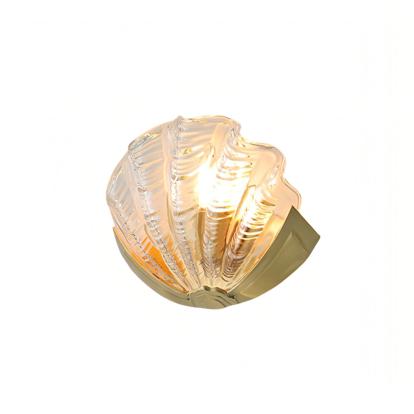 Art Deco Scallop Wall Sconce