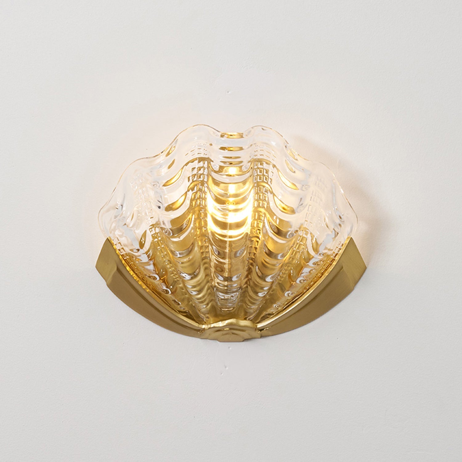 Art Deco Scallop Wall Sconce