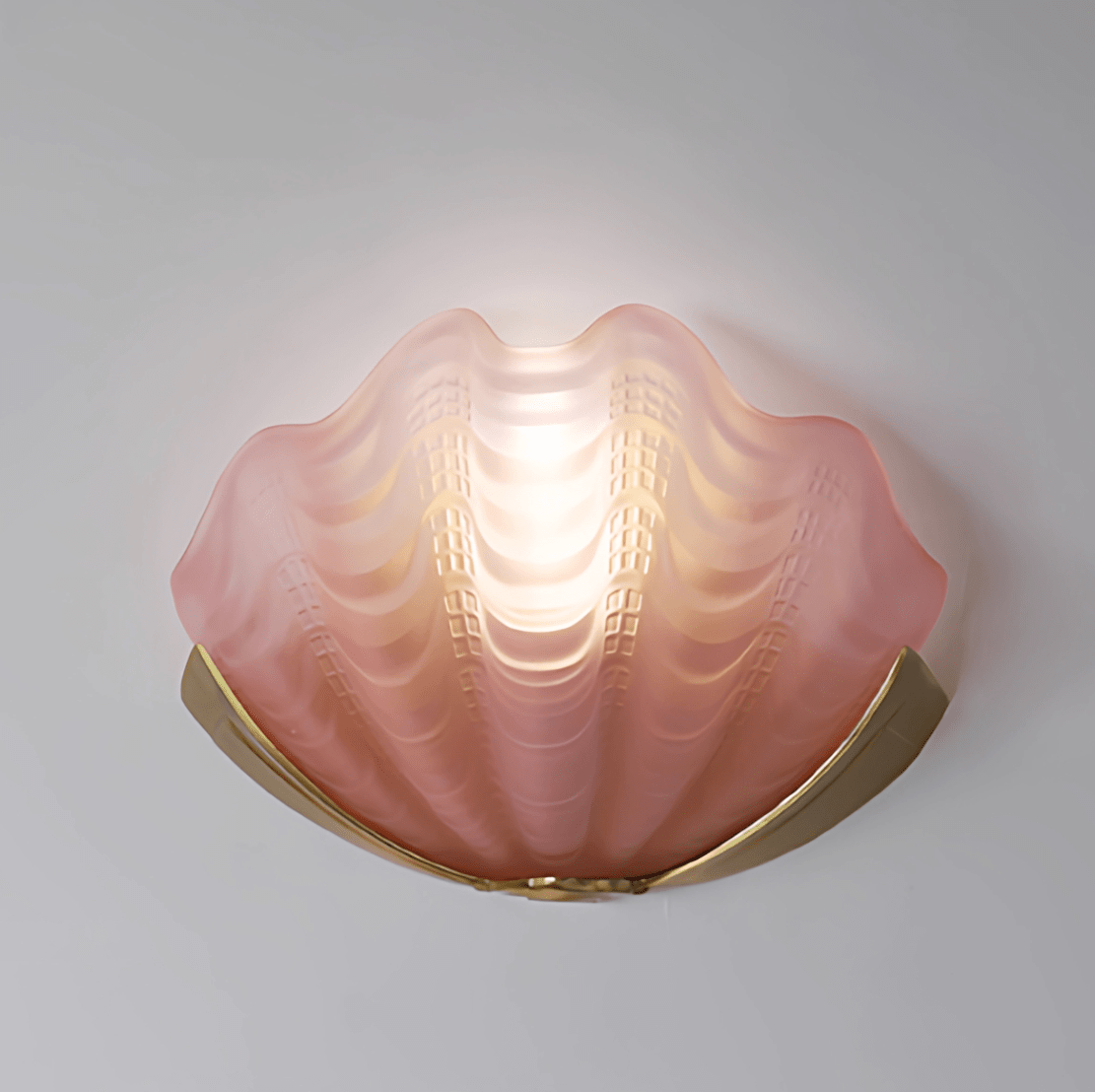 Art Deco Scallop Wall Sconce