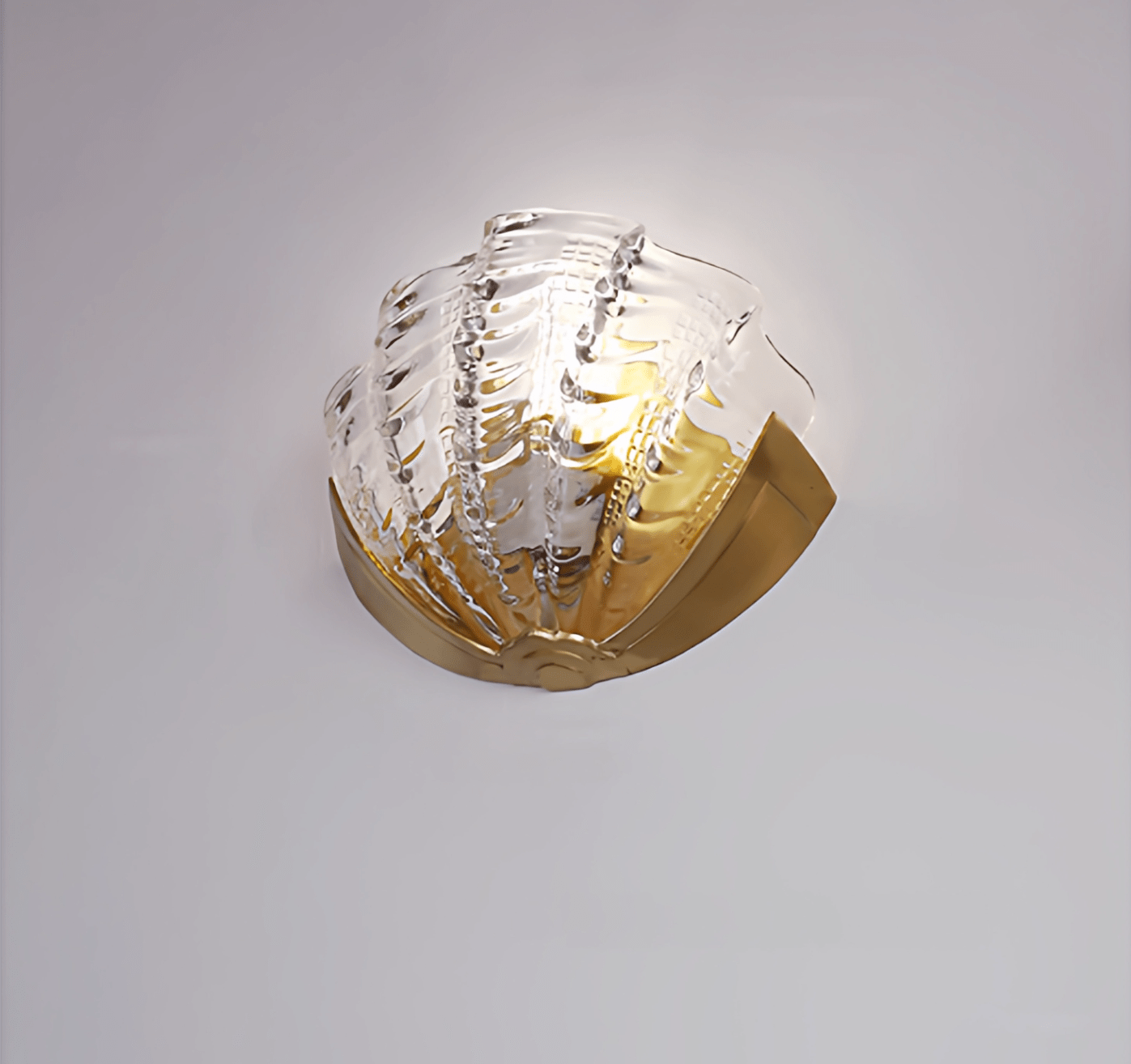 Art Deco Scallop Wall Sconce