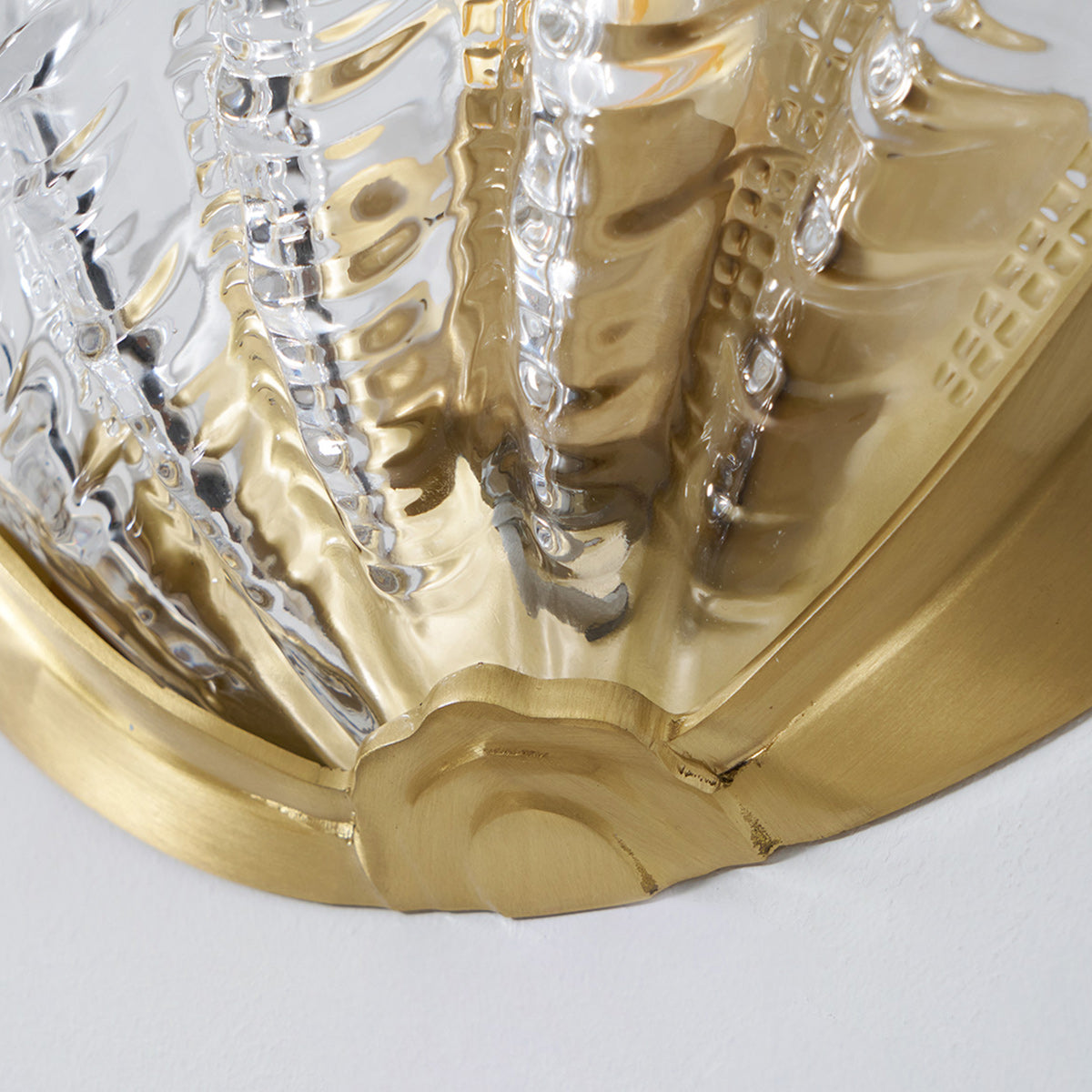 Art Deco Scallop Wall Sconce