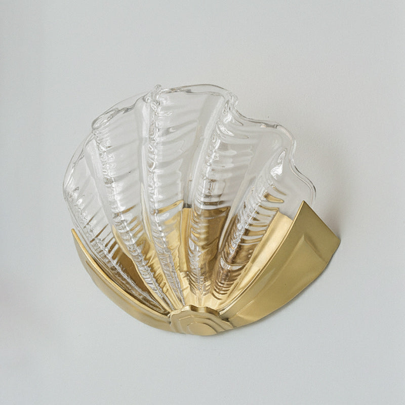 Art Deco Scallop Wall Sconce