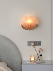 Art Deco Scallop Wall Sconce