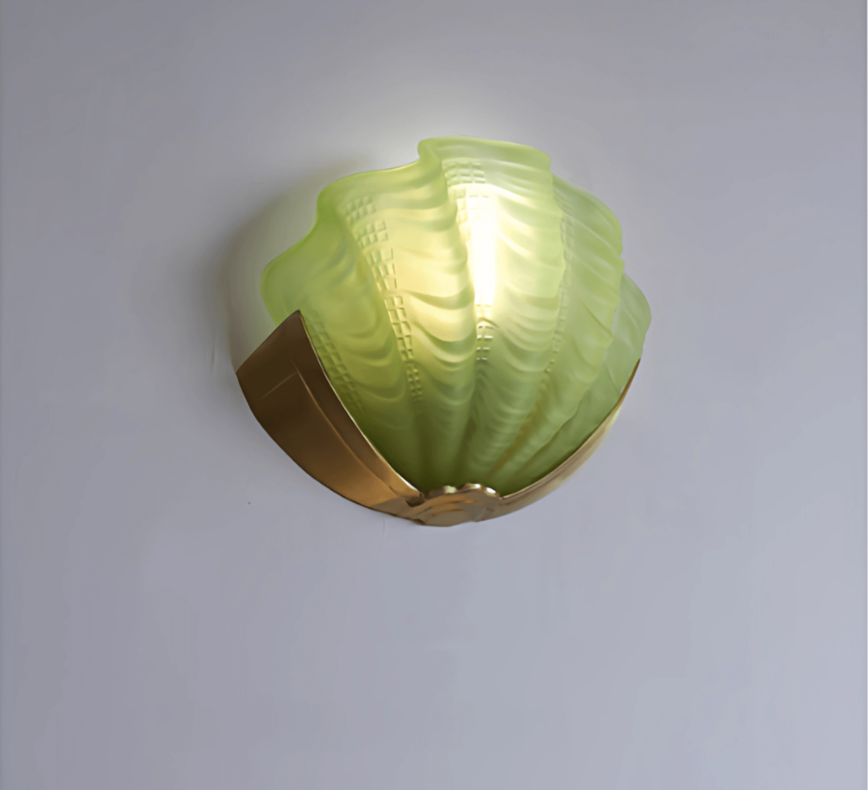 Art Deco Scallop Wall Sconce