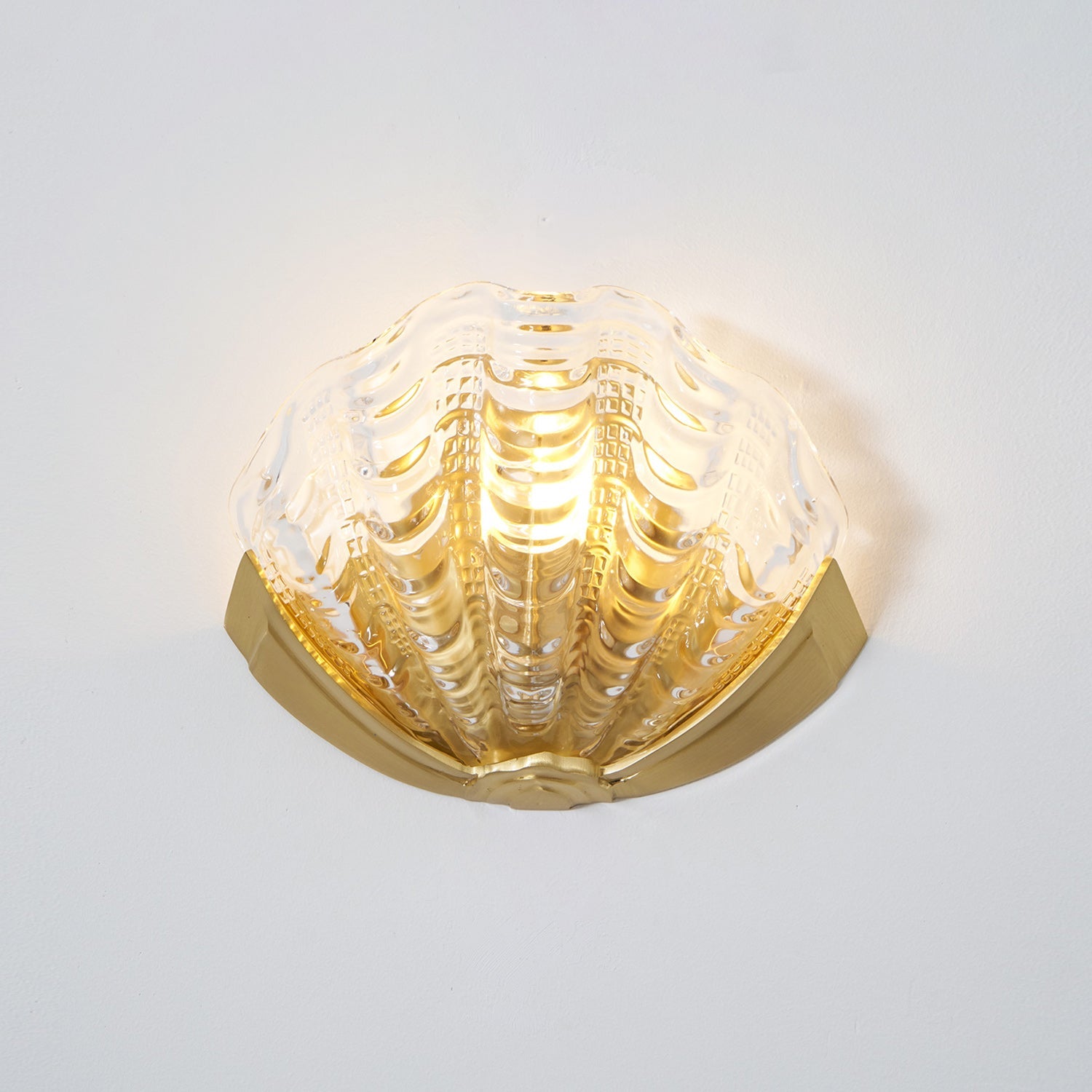 Art Deco Scallop Wall Sconce