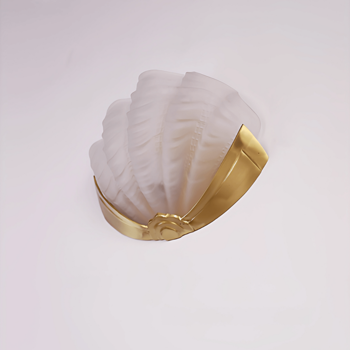 Art Deco Scallop Wall Sconce