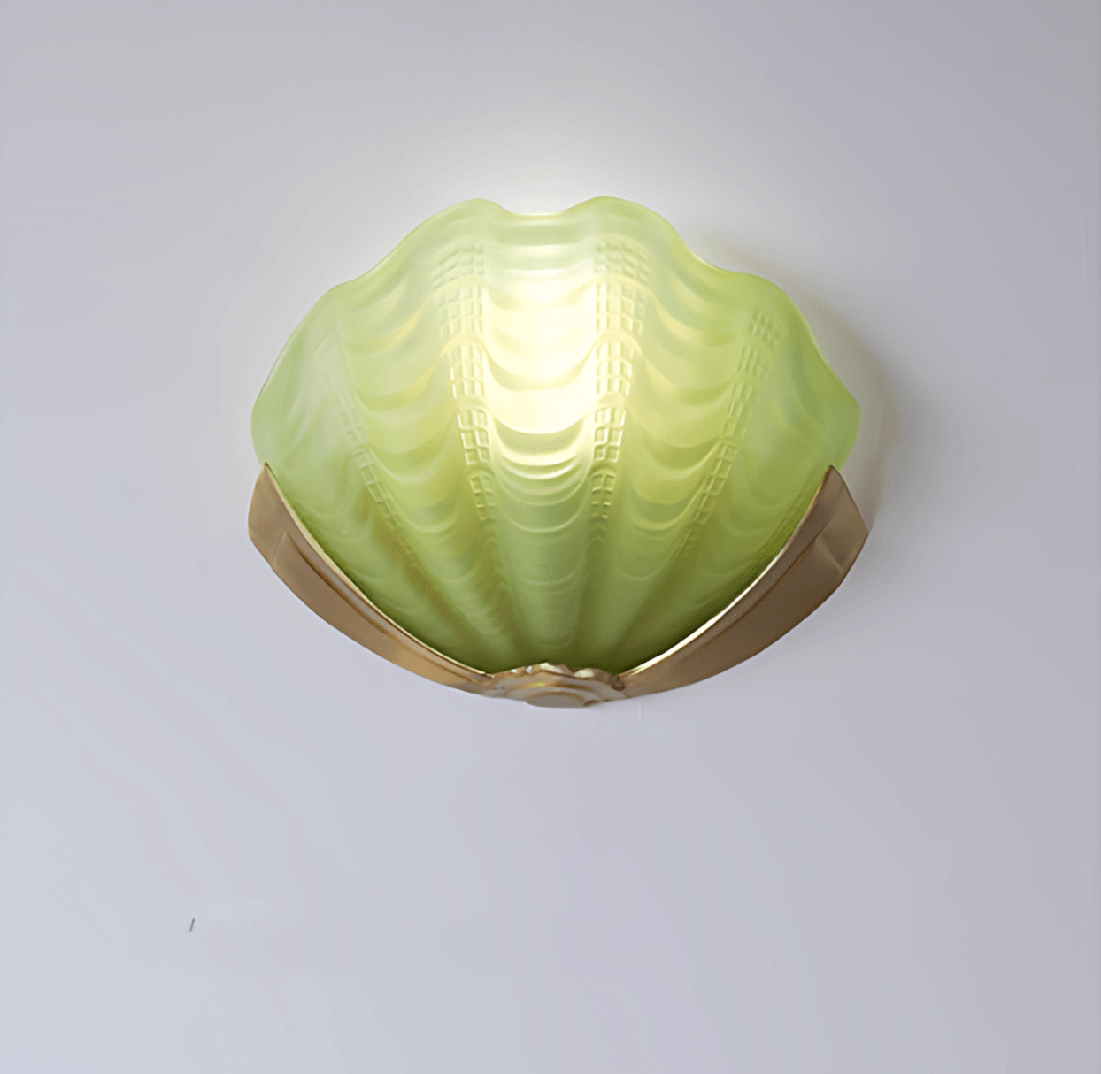 Art Deco Scallop Wall Sconce