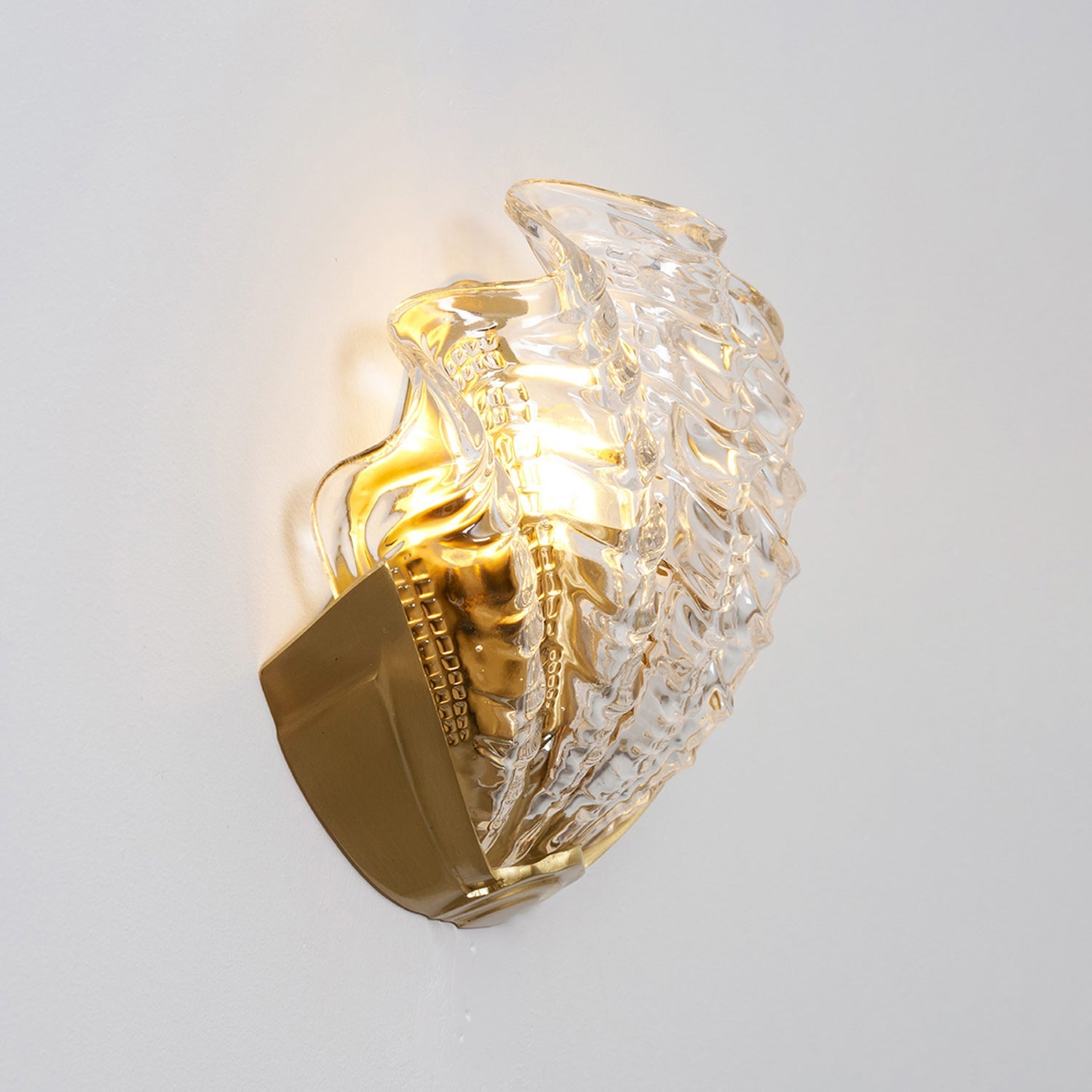 Art Deco Scallop Wall Sconce