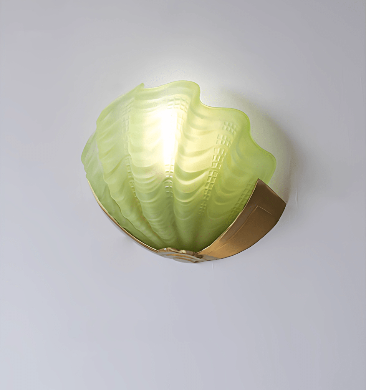 Art Deco Scallop Wall Sconce