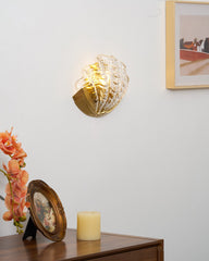 Art Deco Scallop Wall Sconce