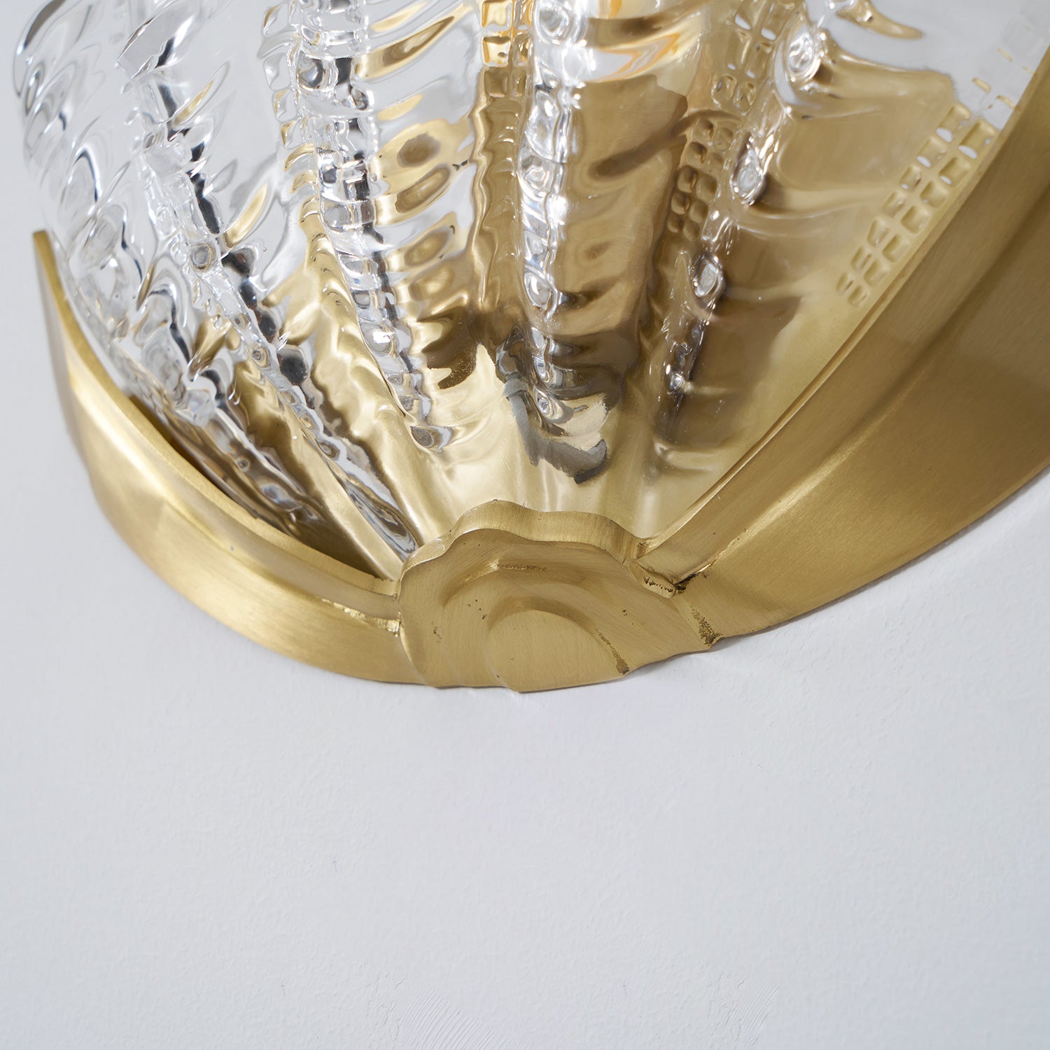 Art Deco Scallop Wall Sconce