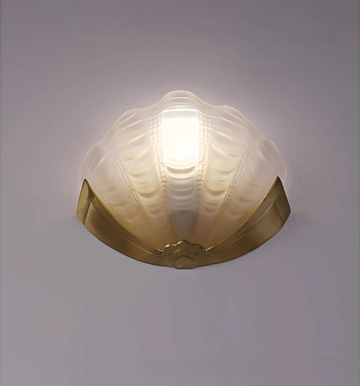 Art Deco Scallop Wall Sconce