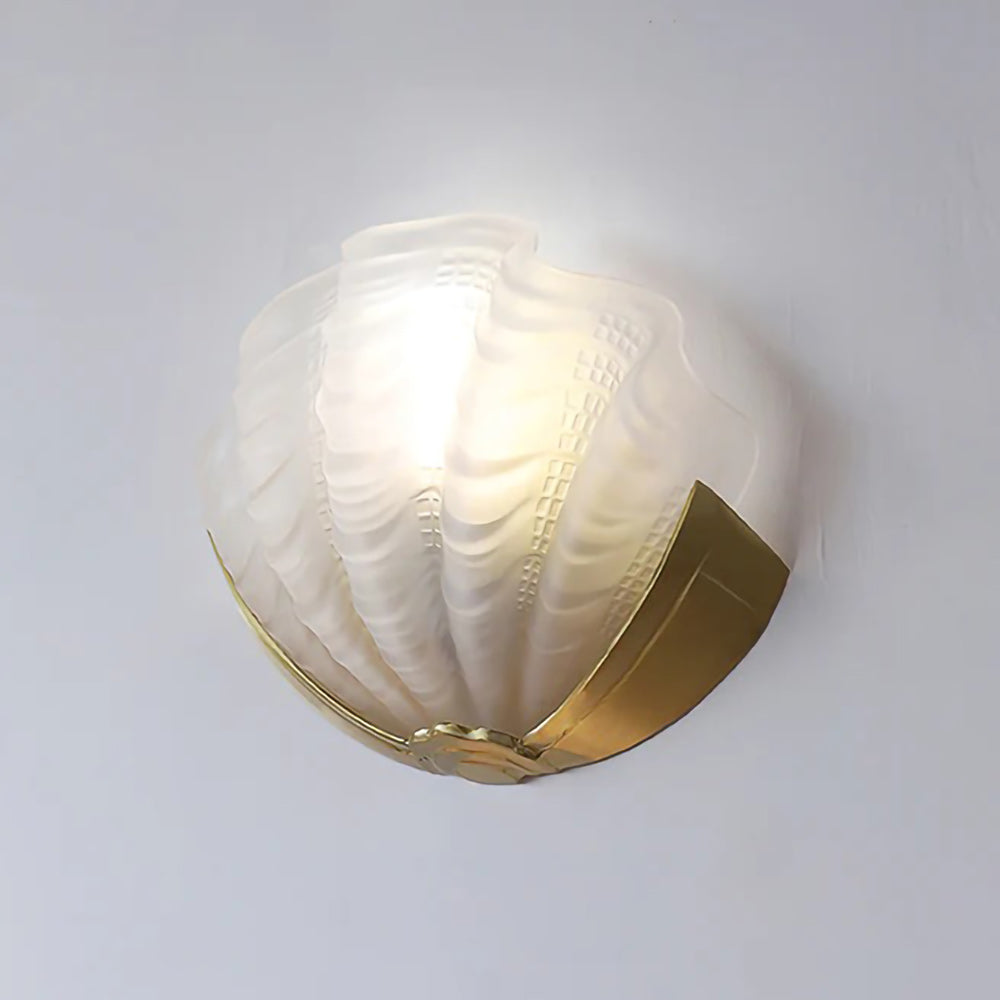 Art Deco Scallop Wall Sconce