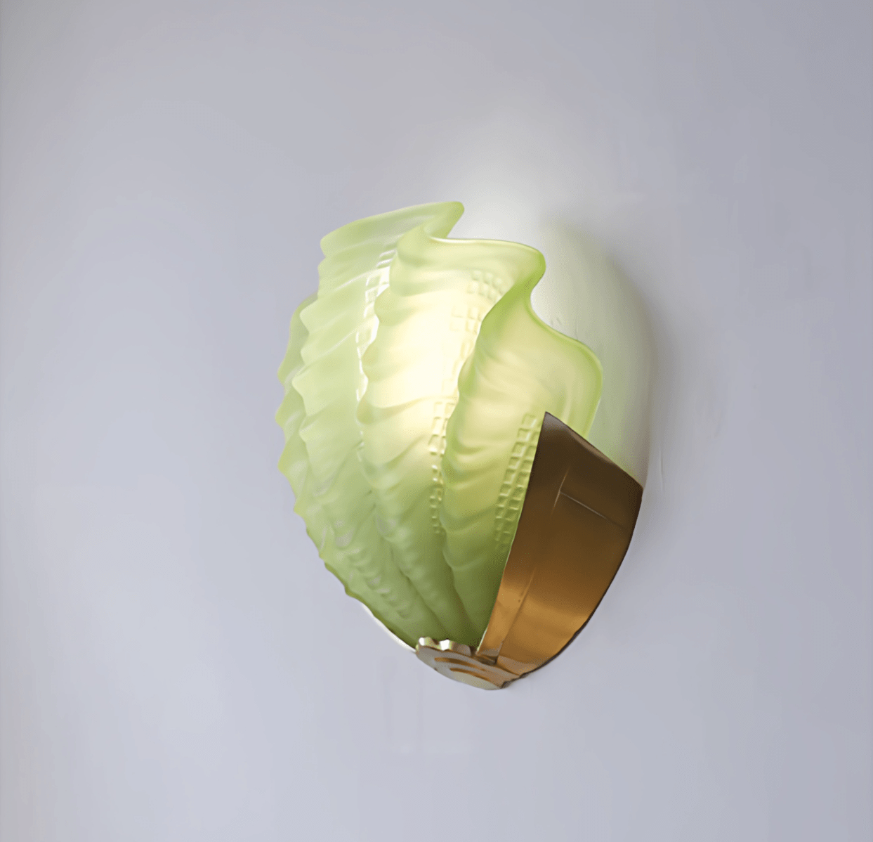 Art Deco Scallop Wall Sconce