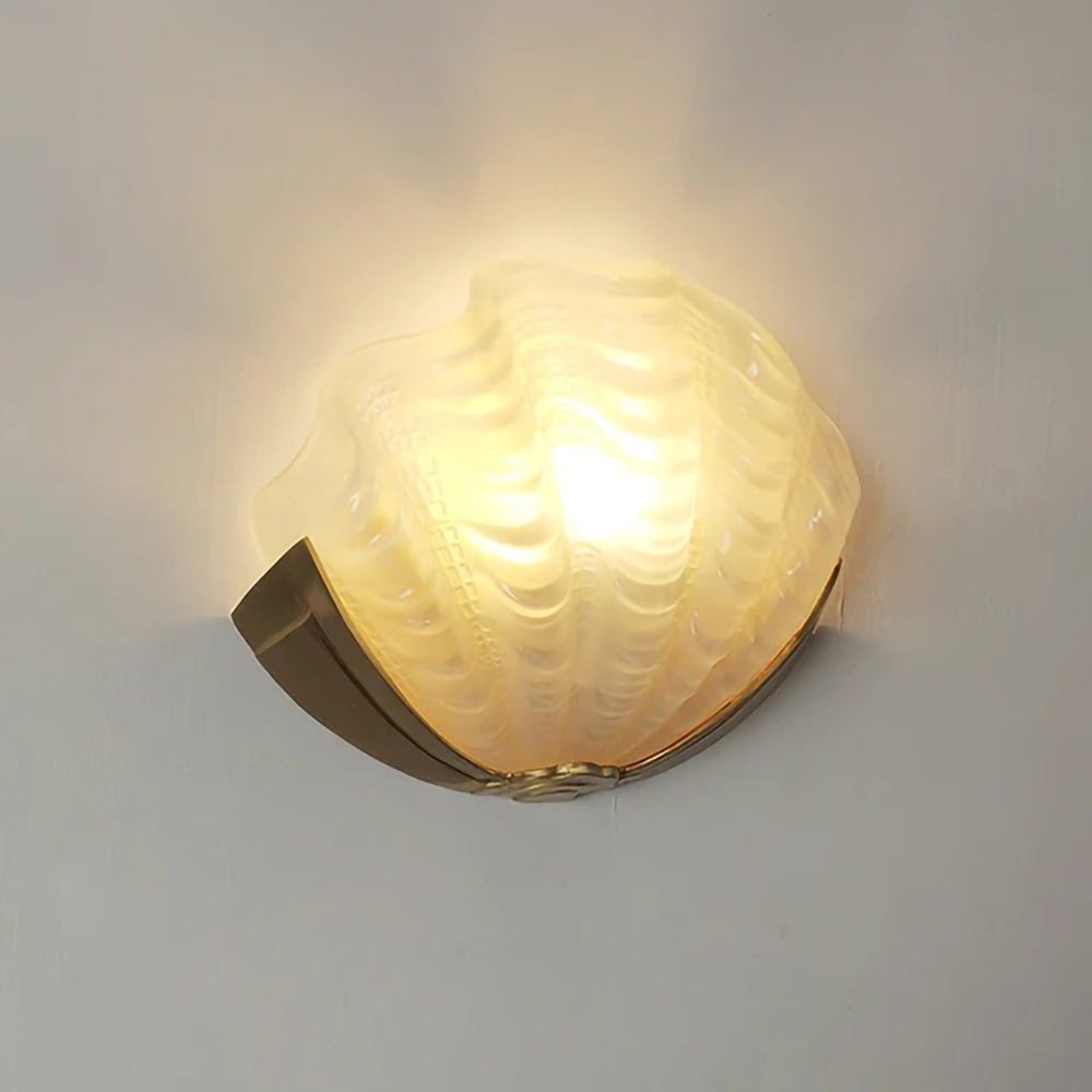 Art Deco Scallop Wall Sconce