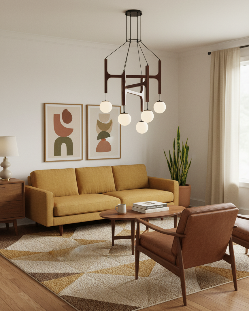 Astra Wood Chandelier