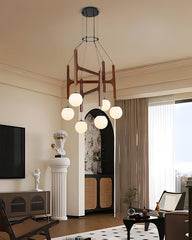 Astra Wood Chandelier