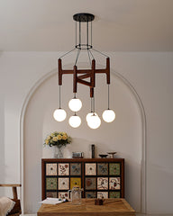 Astra Wood Chandelier