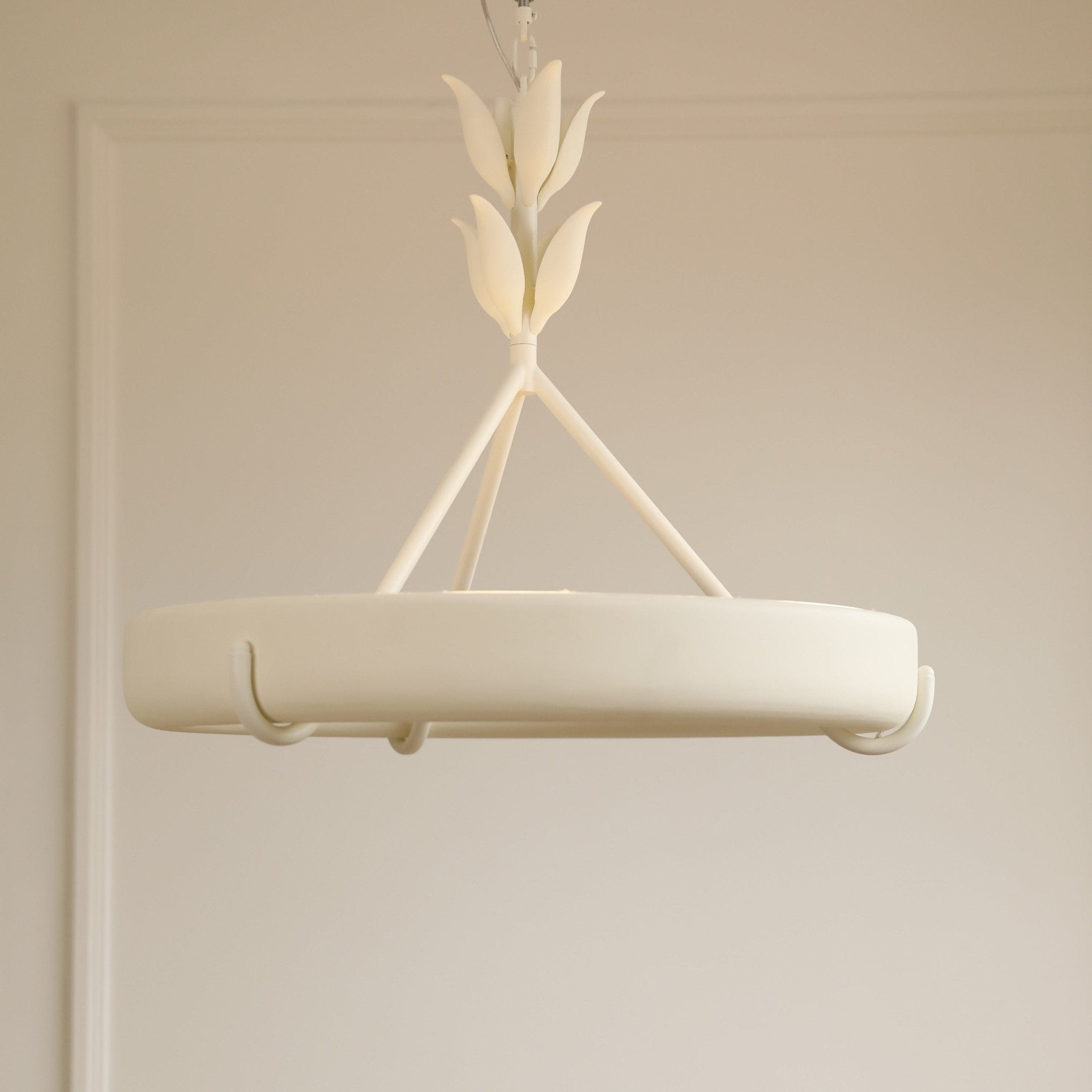Athena Plaster Ring Chandelier
