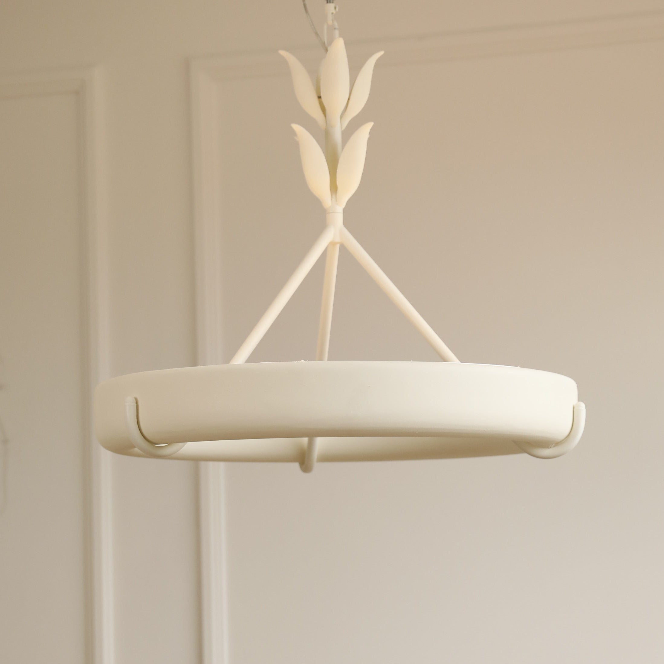 Athena Plaster Ring Chandelier