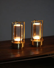Portable Cordless Lantern Table Lamp