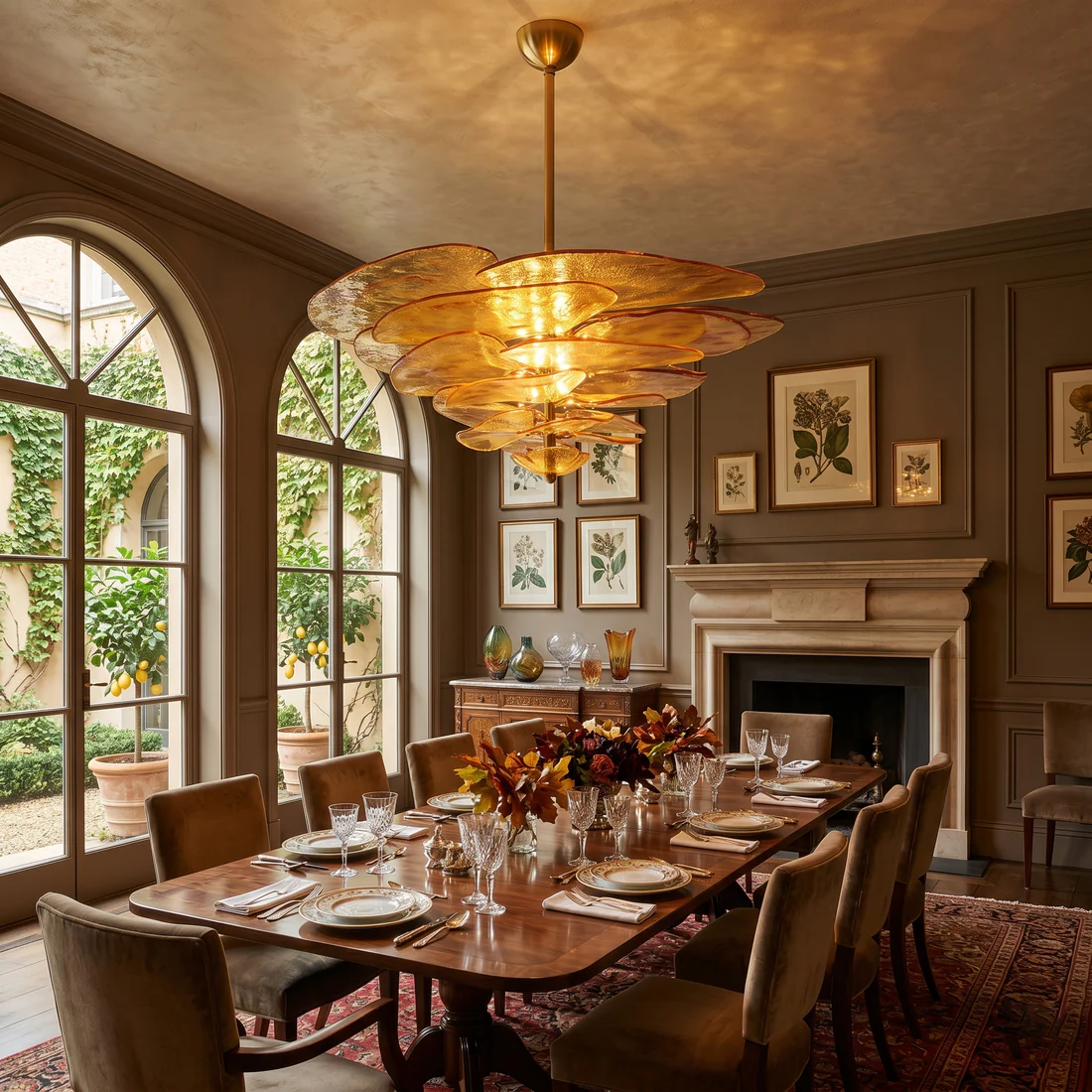 Lilypad Chandelier