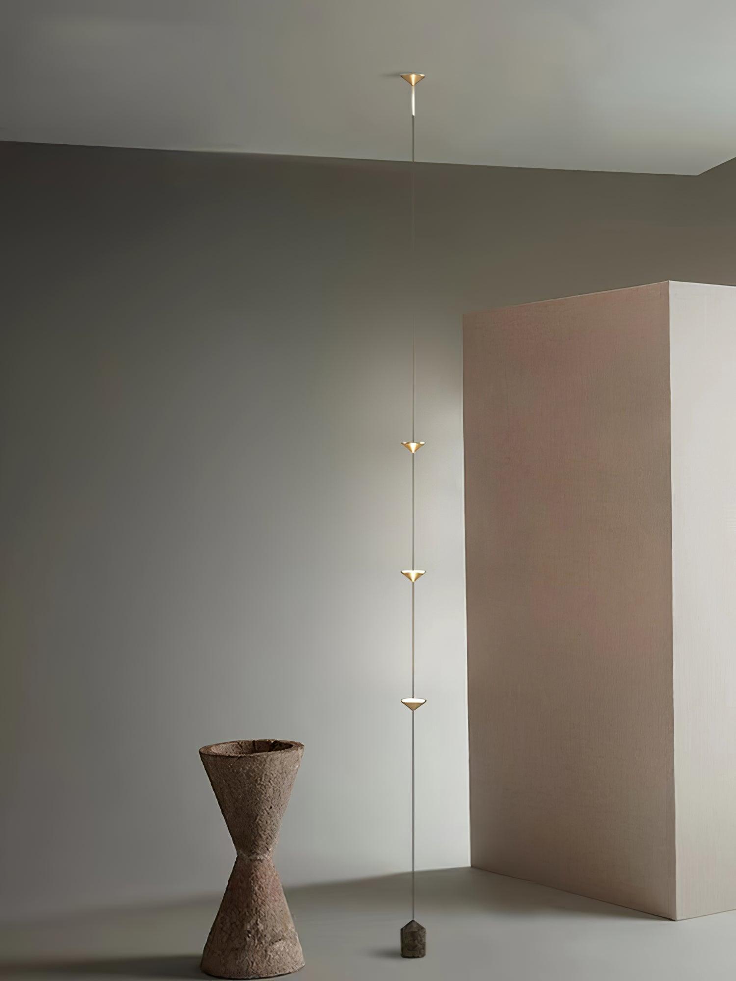 Aurevane Marble Tension Floor Lamp