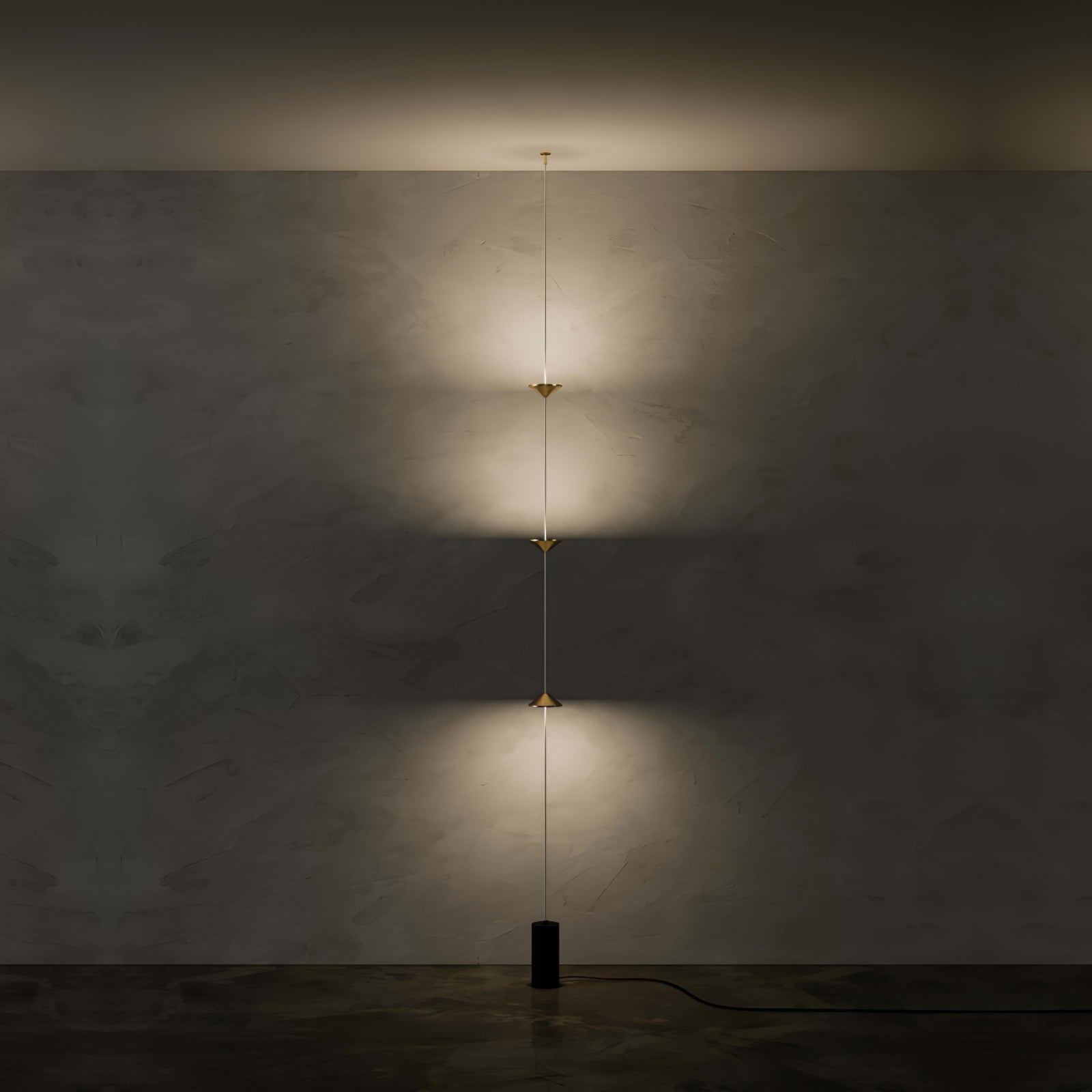 Aurevane Marble Tension Floor Lamp