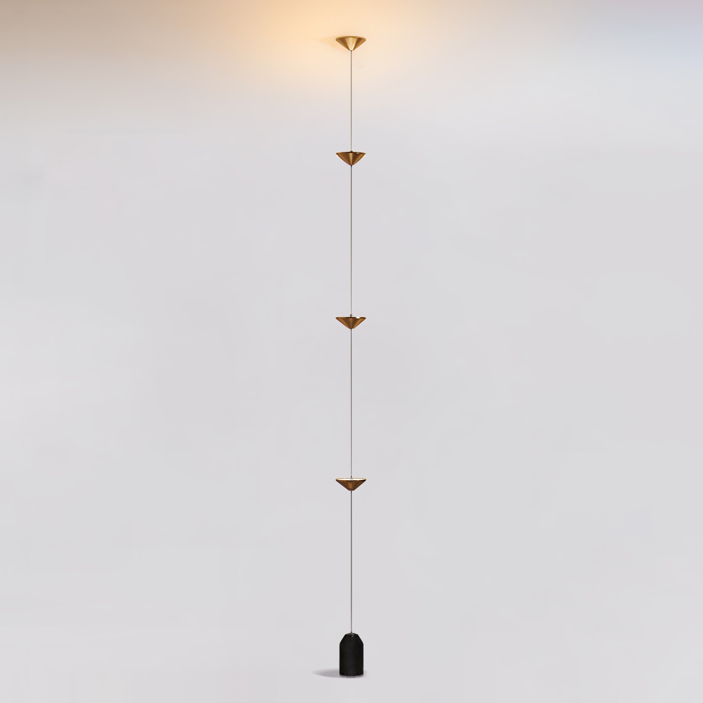 Aurevane Marble Tension Floor Lamp