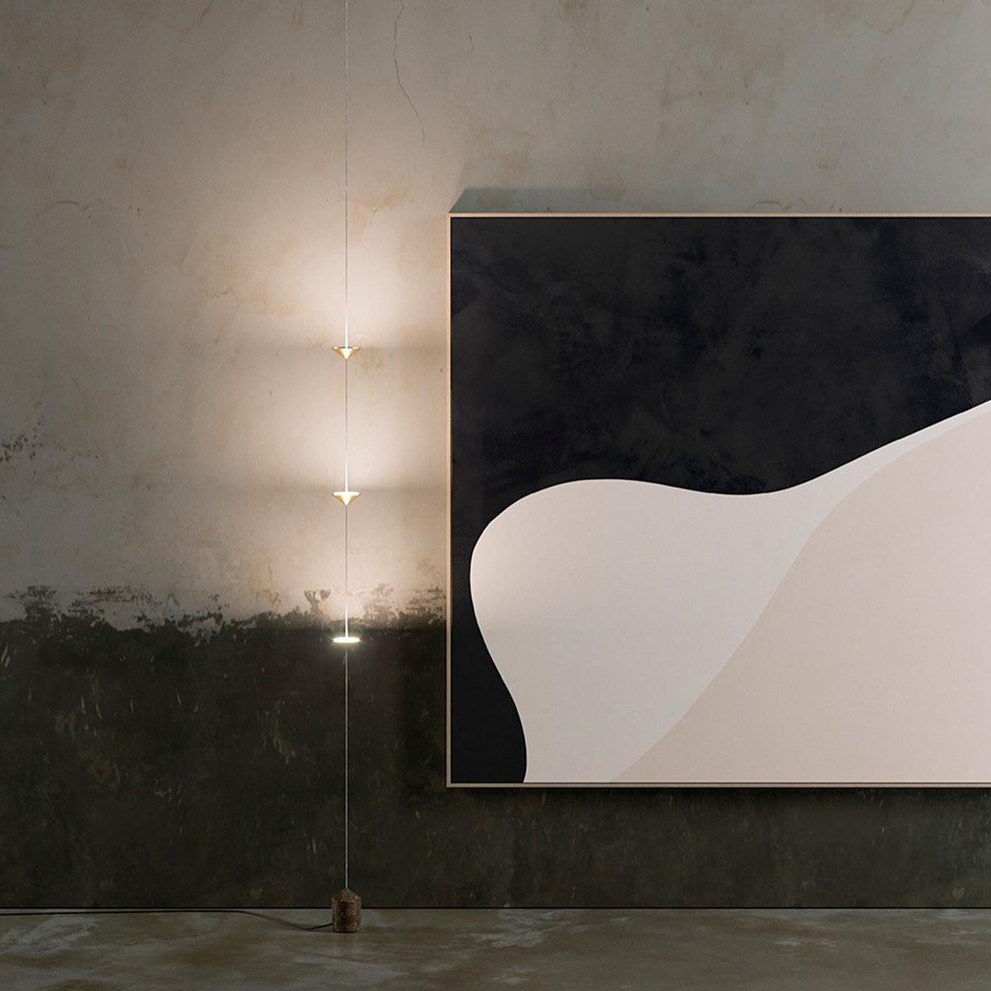 Aurevane Marble Tension Floor Lamp