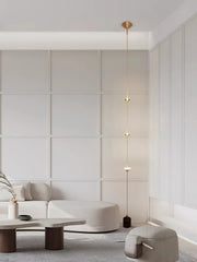 Aurevane Marble Tension Floor Lamp