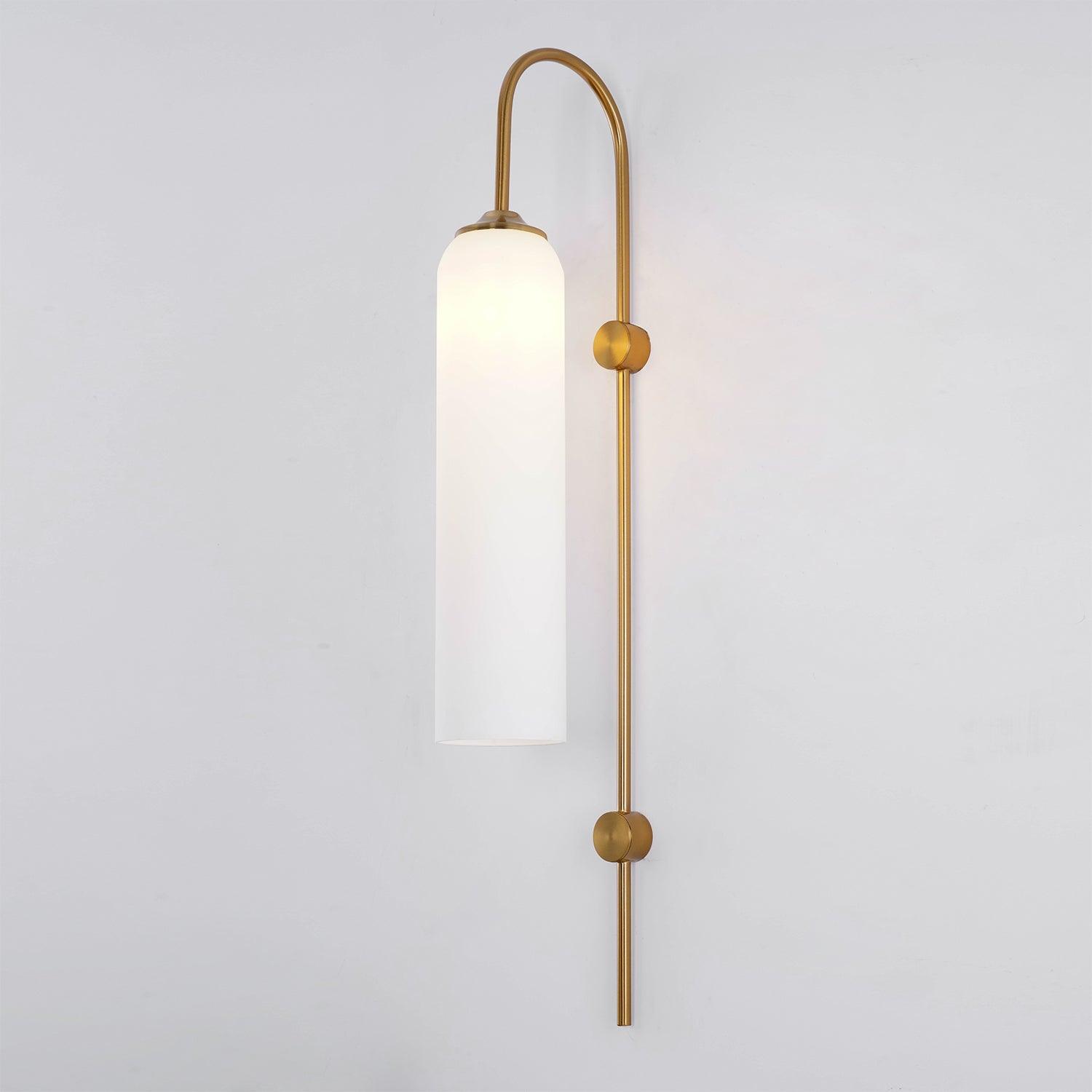 Caelora Arc Glass Wall Sconce