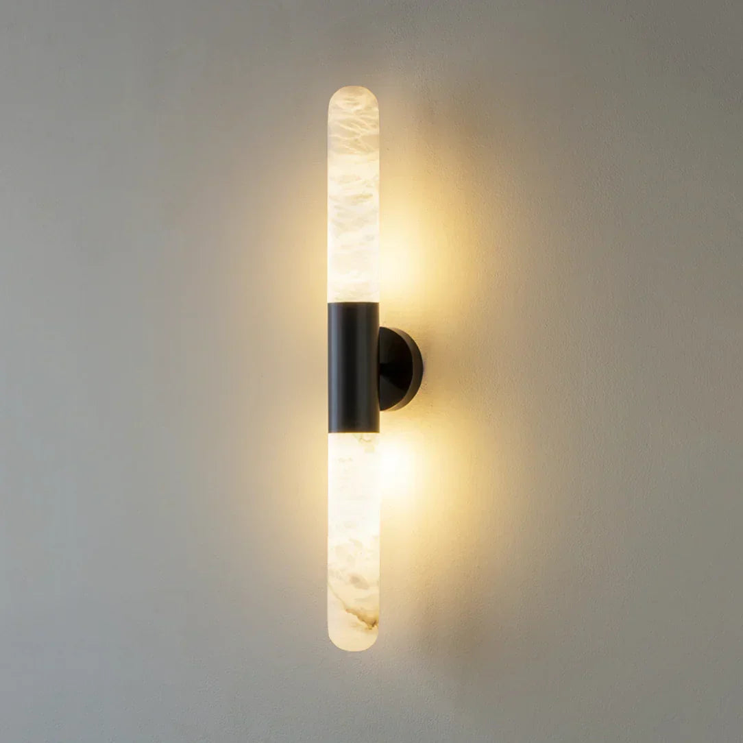 Aurevon Alabaster Linear Wall Sconce