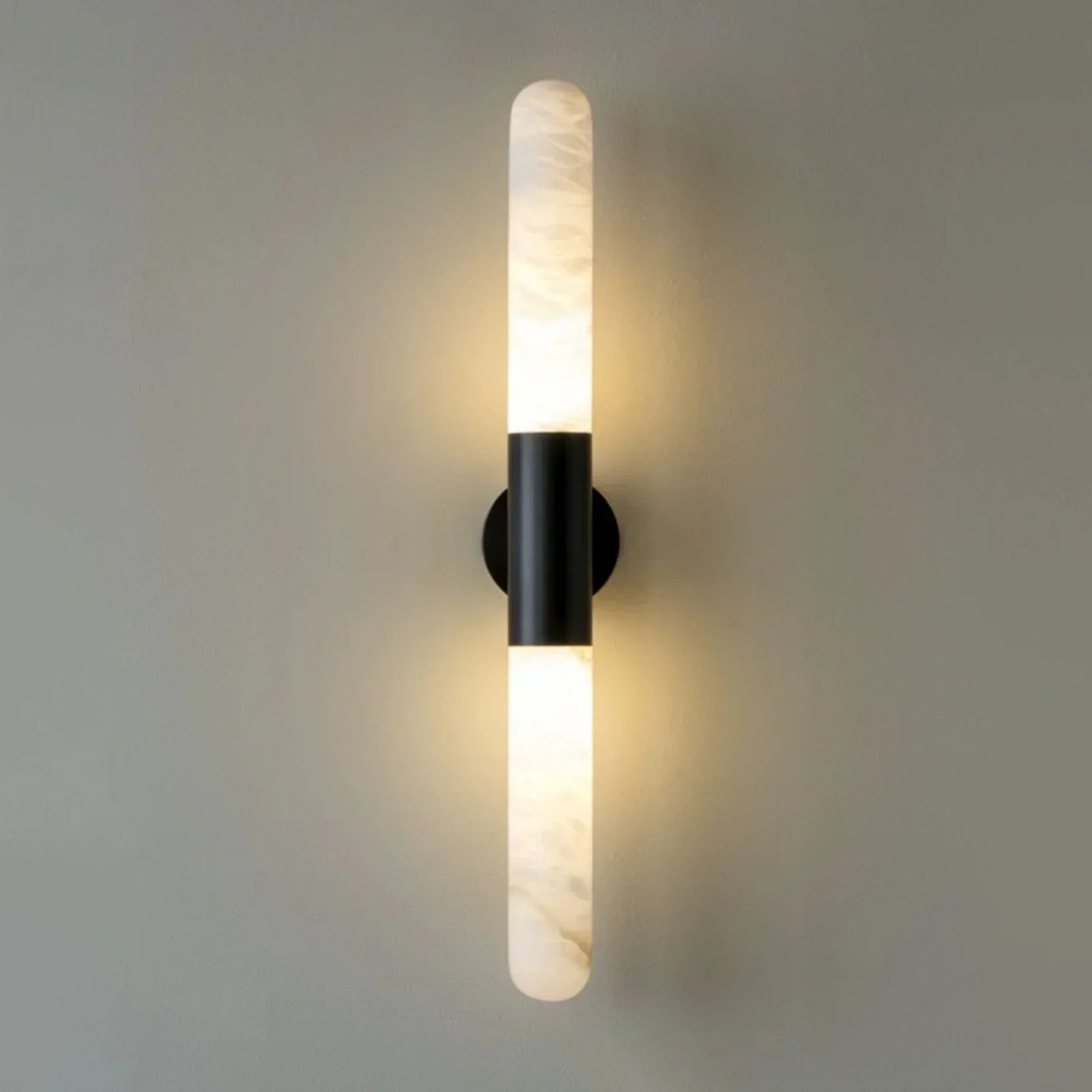 Aurevon Alabaster Linear Wall Sconce
