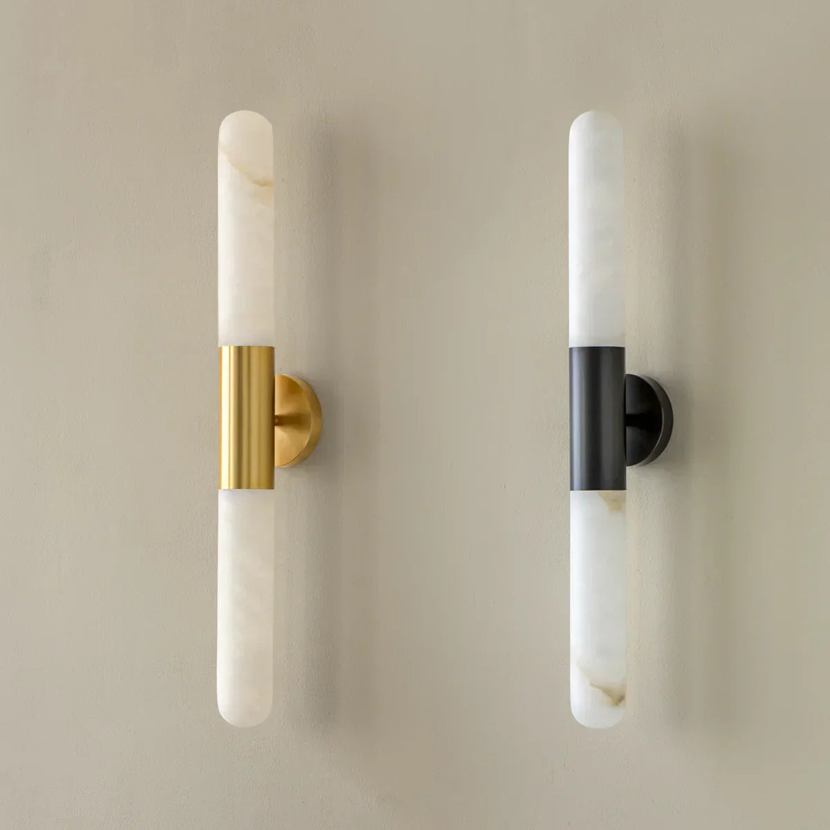 Aurevon Alabaster Linear Wall Sconce
