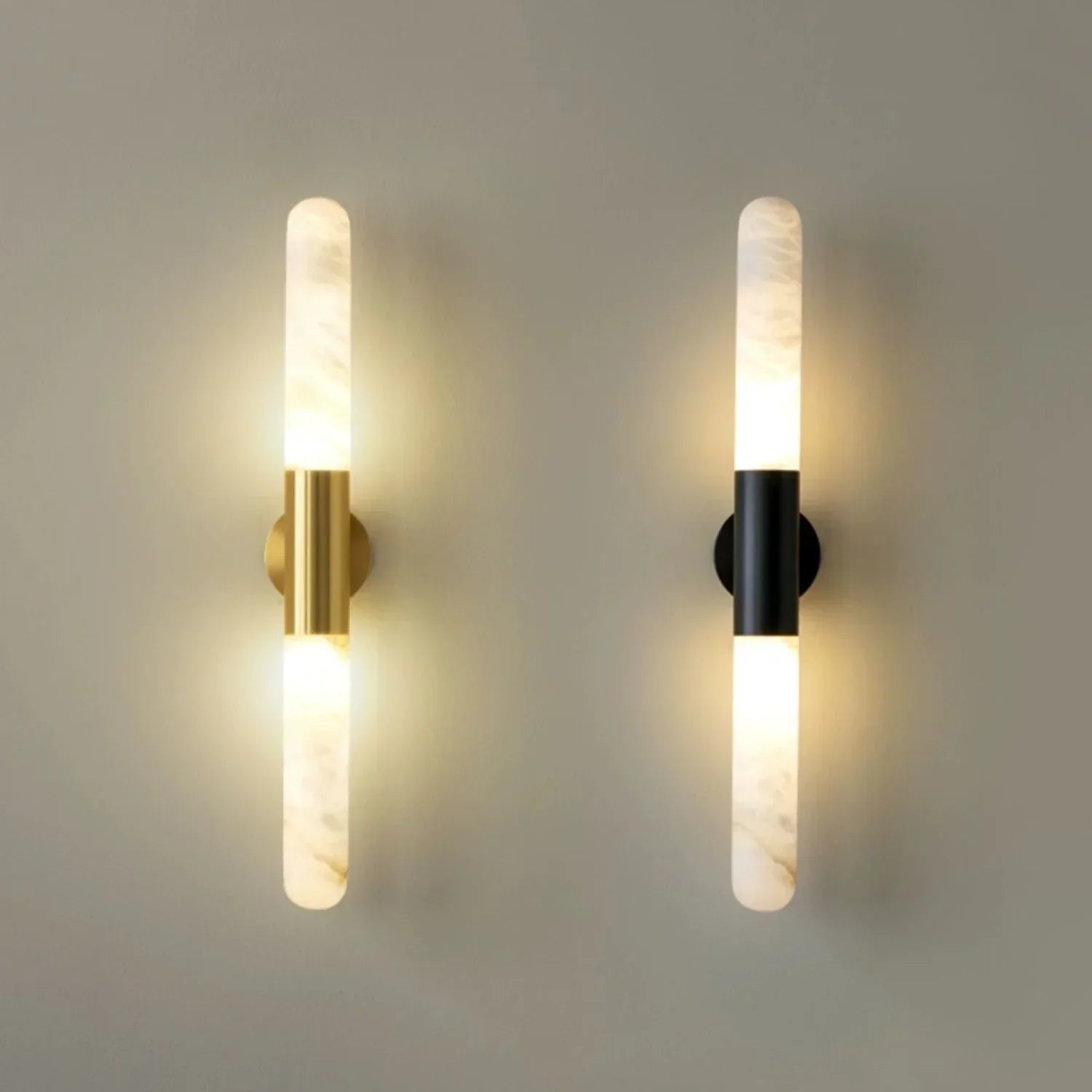 Aurevon Alabaster Linear Wall Sconce