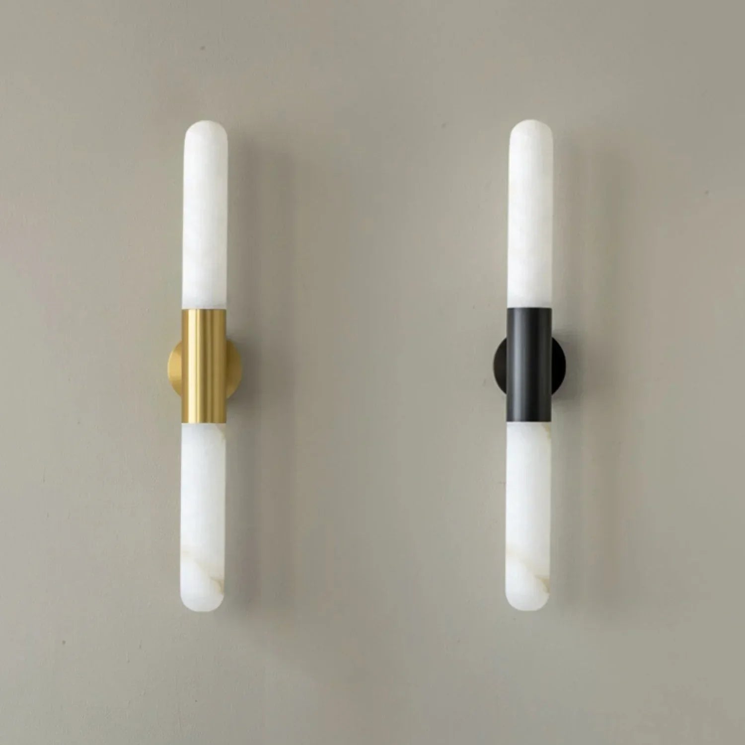 Aurevon Alabaster Linear Wall Sconce