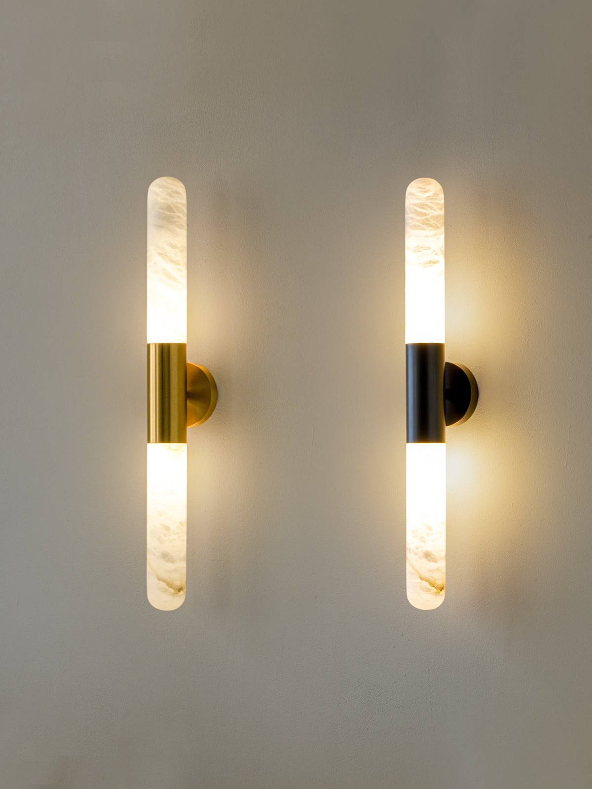 Aurevon Alabaster Linear Wall Sconce