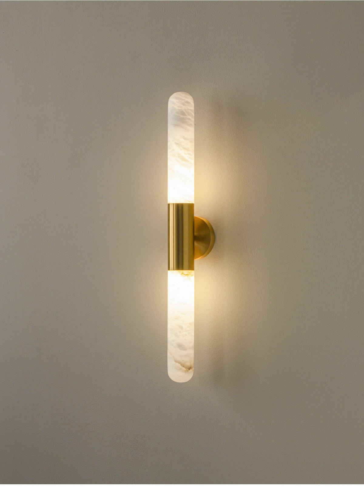 Aurevon Alabaster Linear Wall Sconce