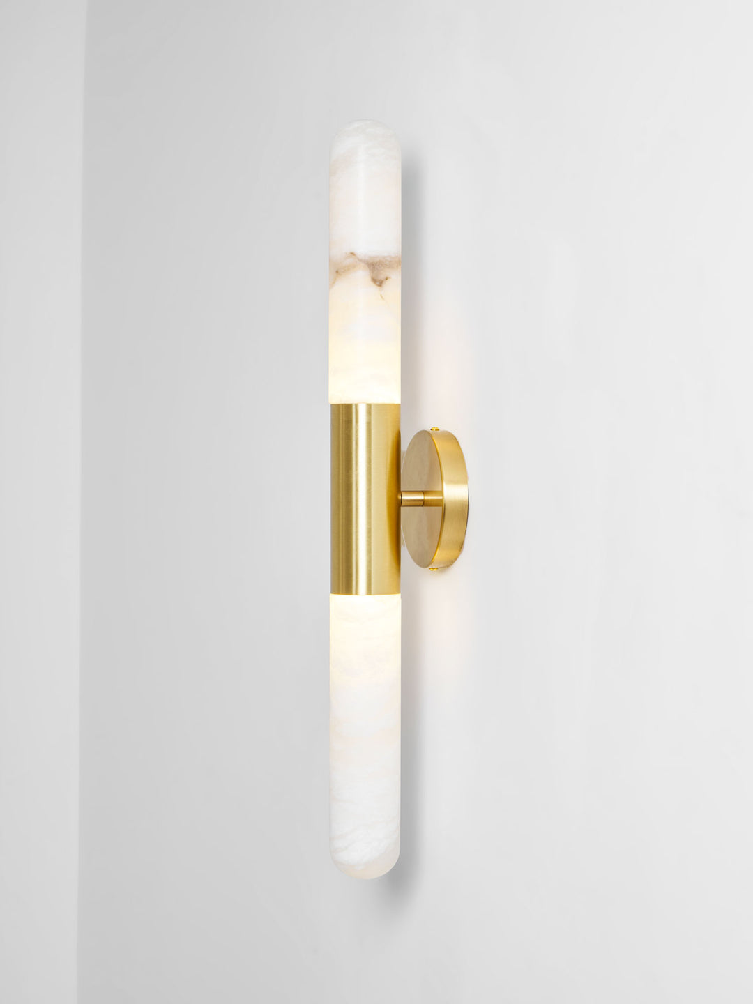 Aurevon Alabaster Linear Wall Sconce